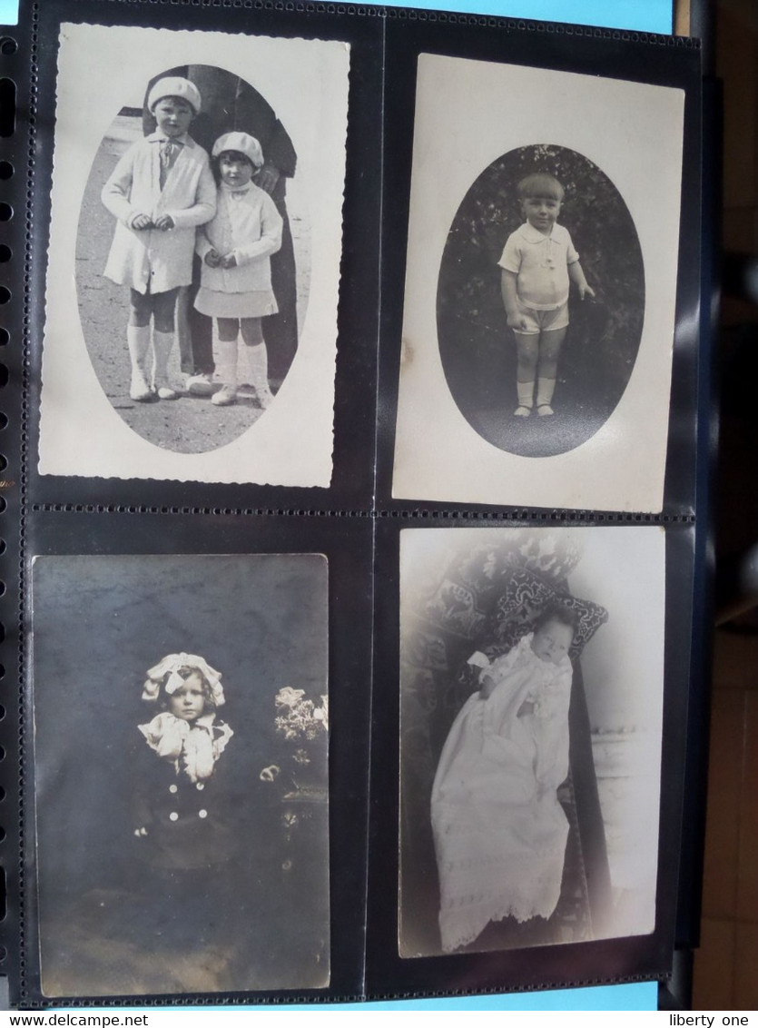 CHILDREN - des ENFANTS - KINDEREN - NINOS - BAMBINI / 1 LOT van 176 foto's ( zie scans ) Carte Photo !