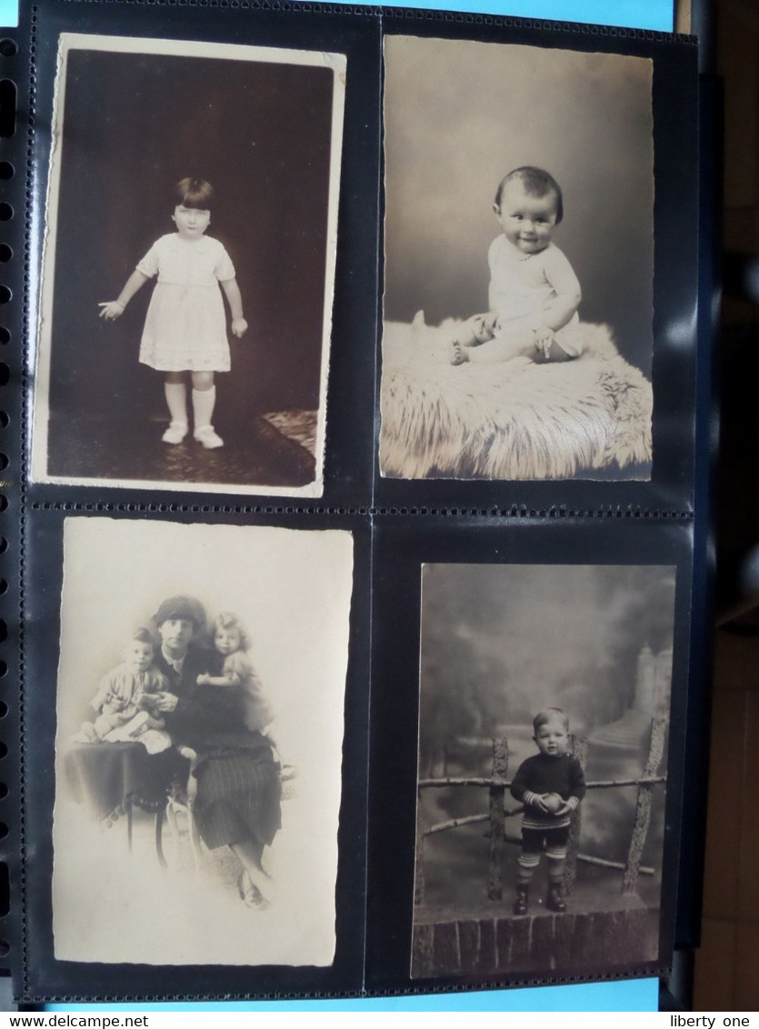 CHILDREN - des ENFANTS - KINDEREN - NINOS - BAMBINI / 1 LOT van 176 foto's ( zie scans ) Carte Photo !