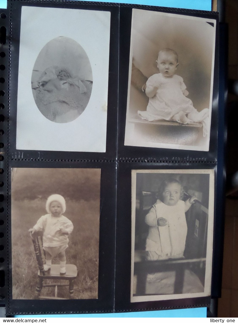 CHILDREN - des ENFANTS - KINDEREN - NINOS - BAMBINI / 1 LOT van 176 foto's ( zie scans ) Carte Photo !