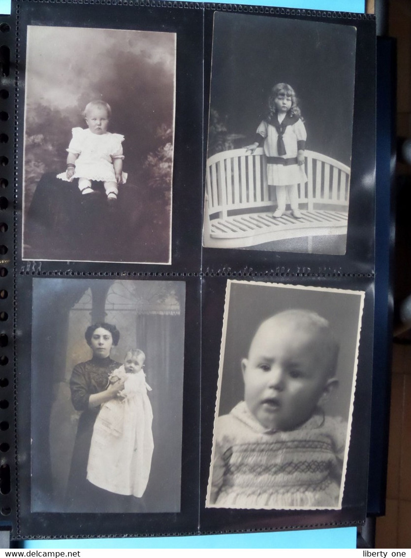 CHILDREN - des ENFANTS - KINDEREN - NINOS - BAMBINI / 1 LOT van 176 foto's ( zie scans ) Carte Photo !