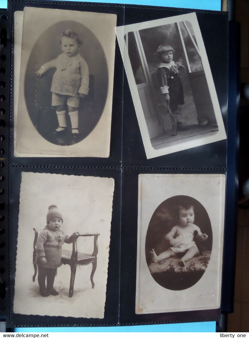 CHILDREN - des ENFANTS - KINDEREN - NINOS - BAMBINI / 1 LOT van 176 foto's ( zie scans ) Carte Photo !