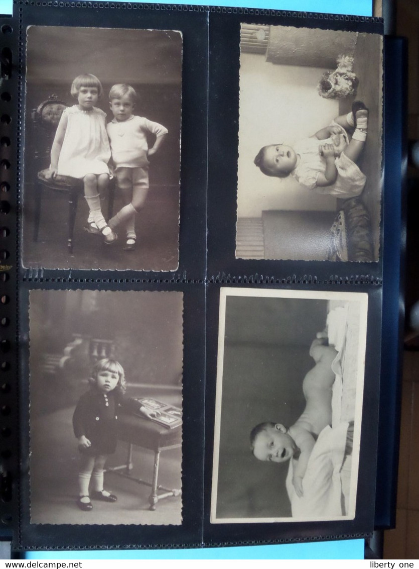 CHILDREN - des ENFANTS - KINDEREN - NINOS - BAMBINI / 1 LOT van 176 foto's ( zie scans ) Carte Photo !