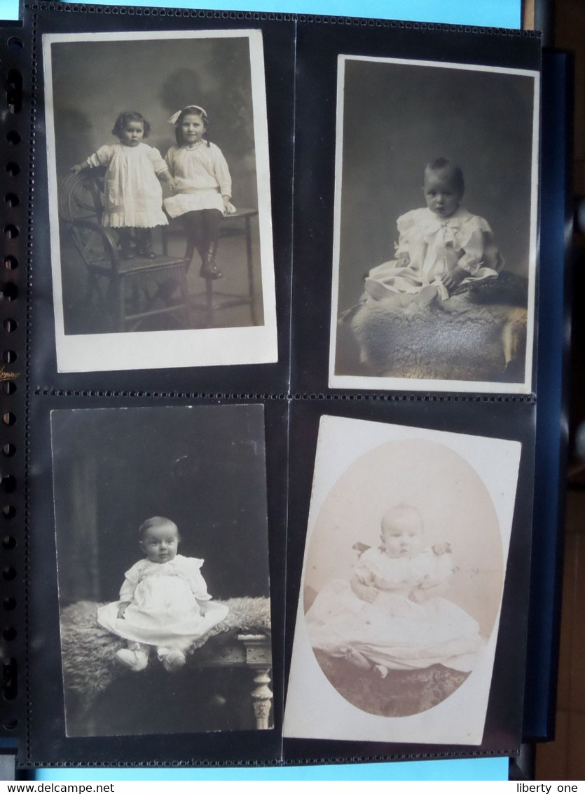 CHILDREN - des ENFANTS - KINDEREN - NINOS - BAMBINI / 1 LOT van 176 foto's ( zie scans ) Carte Photo !