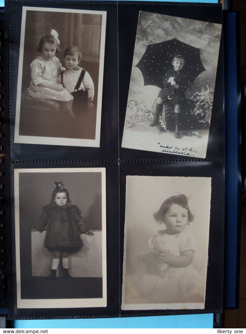 CHILDREN - des ENFANTS - KINDEREN - NINOS - BAMBINI / 1 LOT van 176 foto's ( zie scans ) Carte Photo !