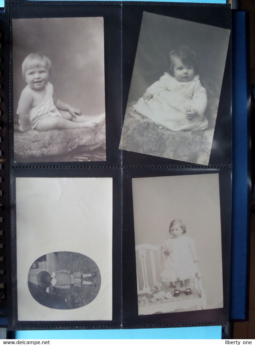 CHILDREN - des ENFANTS - KINDEREN - NINOS - BAMBINI / 1 LOT van 176 foto's ( zie scans ) Carte Photo !