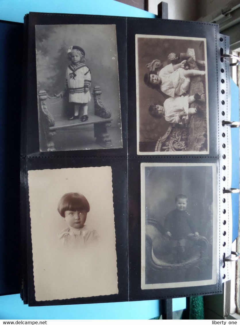 CHILDREN - des ENFANTS - KINDEREN - NINOS - BAMBINI / 1 LOT van 176 foto's ( zie scans ) Carte Photo !