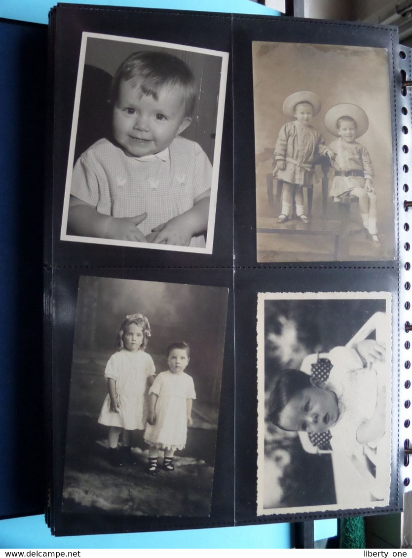 CHILDREN - des ENFANTS - KINDEREN - NINOS - BAMBINI / 1 LOT van 176 foto's ( zie scans ) Carte Photo !