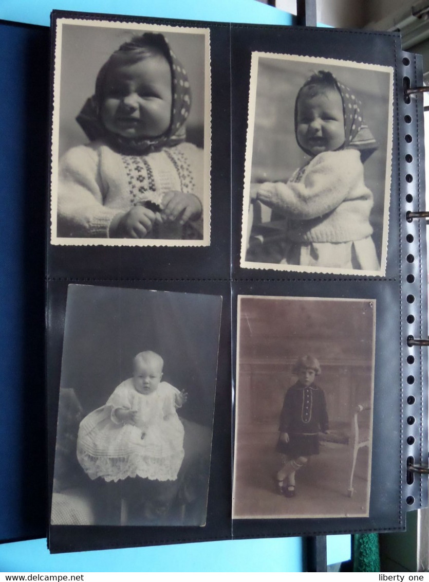 CHILDREN - des ENFANTS - KINDEREN - NINOS - BAMBINI / 1 LOT van 176 foto's ( zie scans ) Carte Photo !