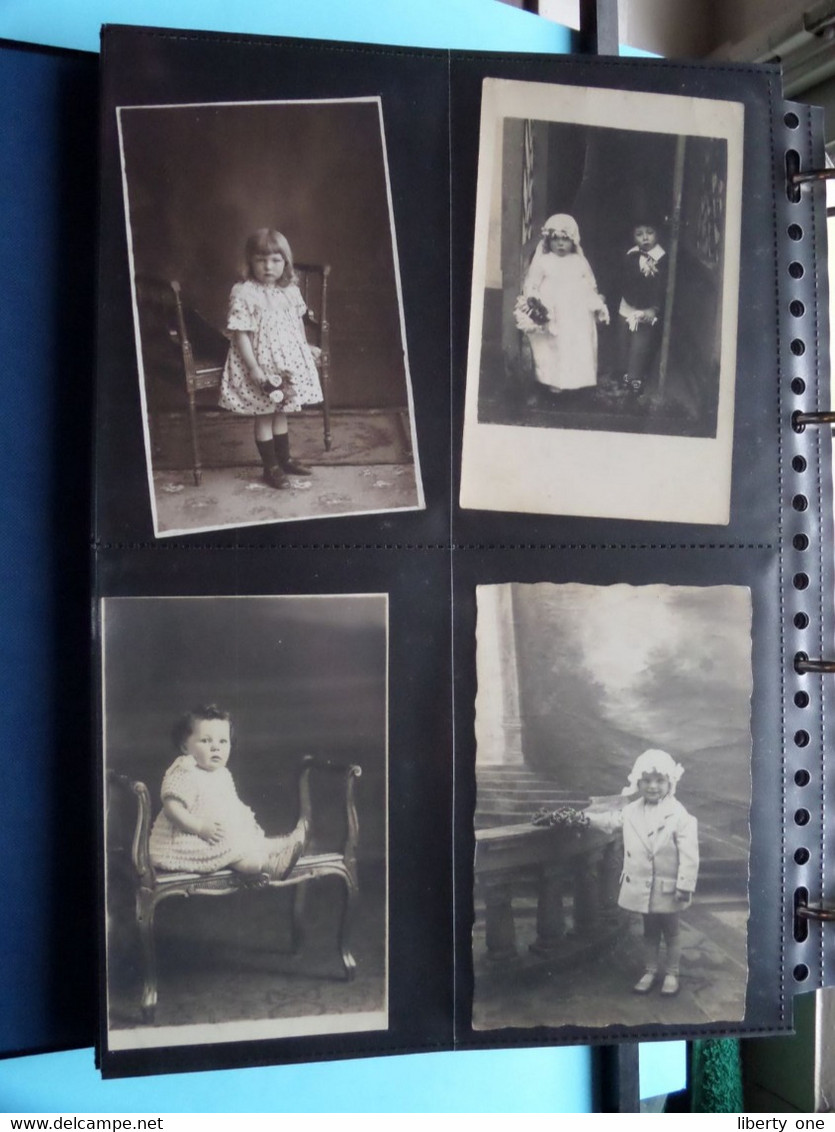 CHILDREN - des ENFANTS - KINDEREN - NINOS - BAMBINI / 1 LOT van 176 foto's ( zie scans ) Carte Photo !