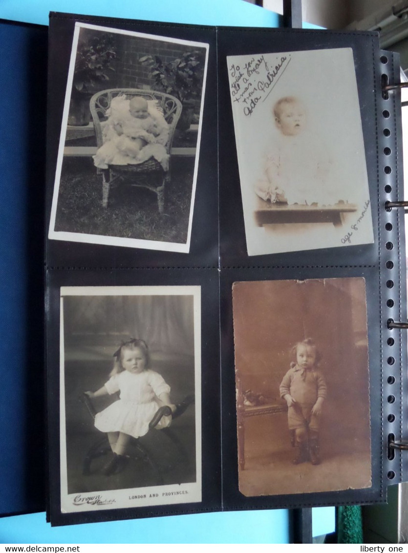 CHILDREN - des ENFANTS - KINDEREN - NINOS - BAMBINI / 1 LOT van 176 foto's ( zie scans ) Carte Photo !