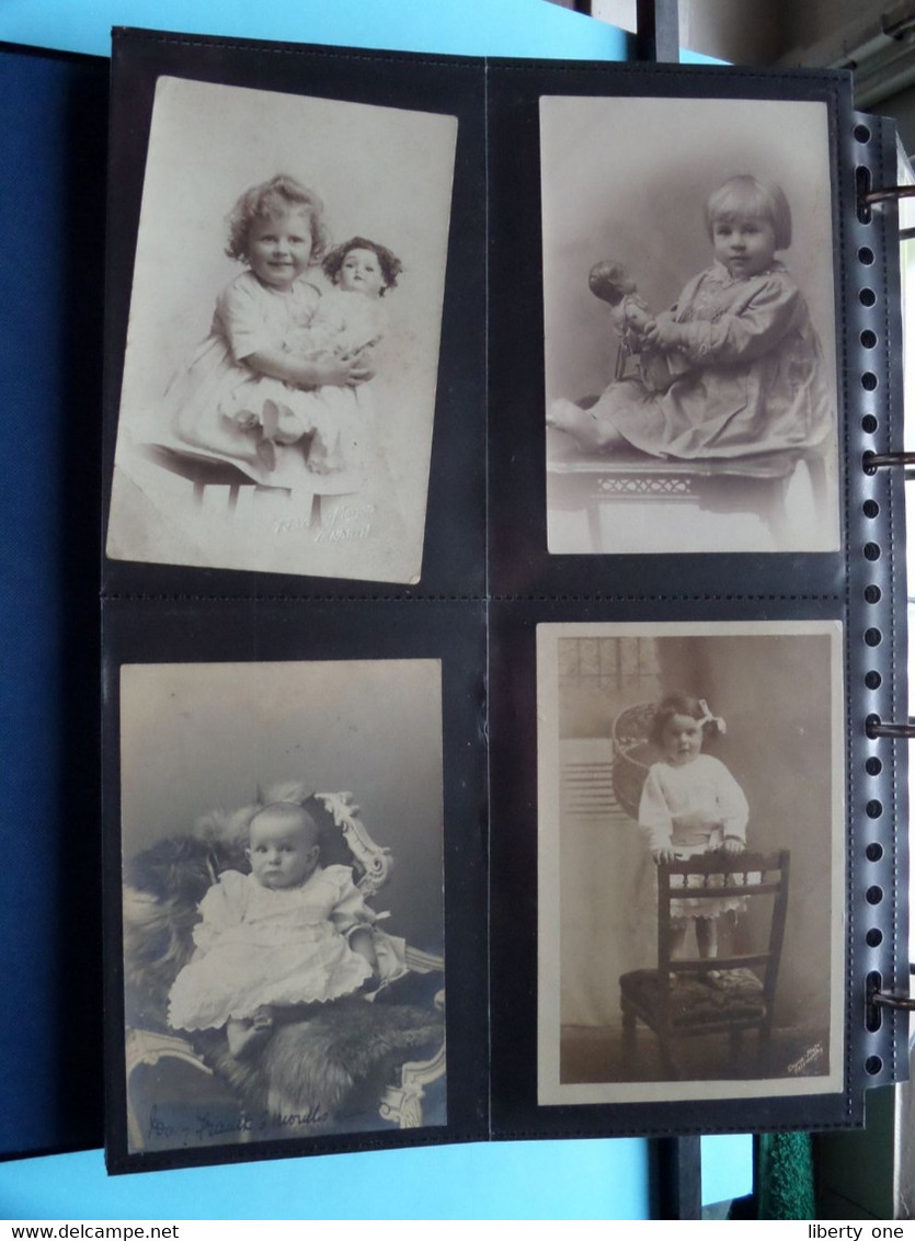 CHILDREN - des ENFANTS - KINDEREN - NINOS - BAMBINI / 1 LOT van 176 foto's ( zie scans ) Carte Photo !