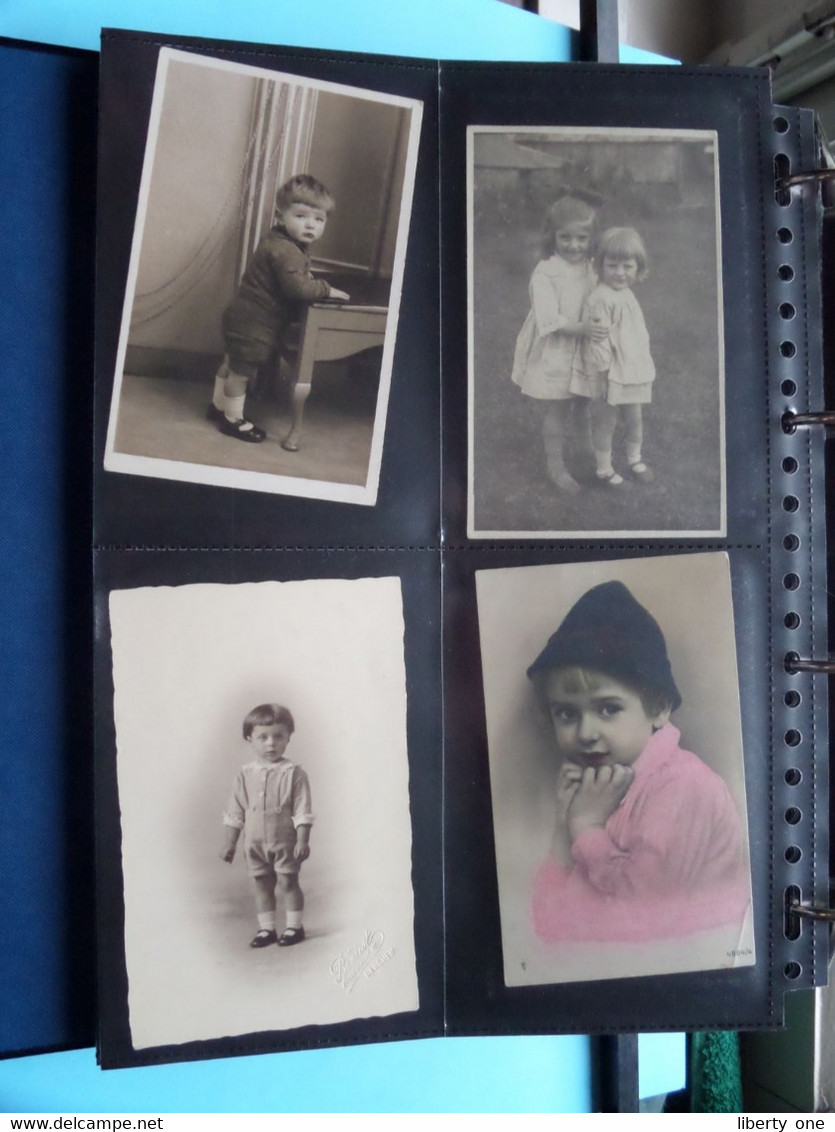 CHILDREN - des ENFANTS - KINDEREN - NINOS - BAMBINI / 1 LOT van 176 foto's ( zie scans ) Carte Photo !