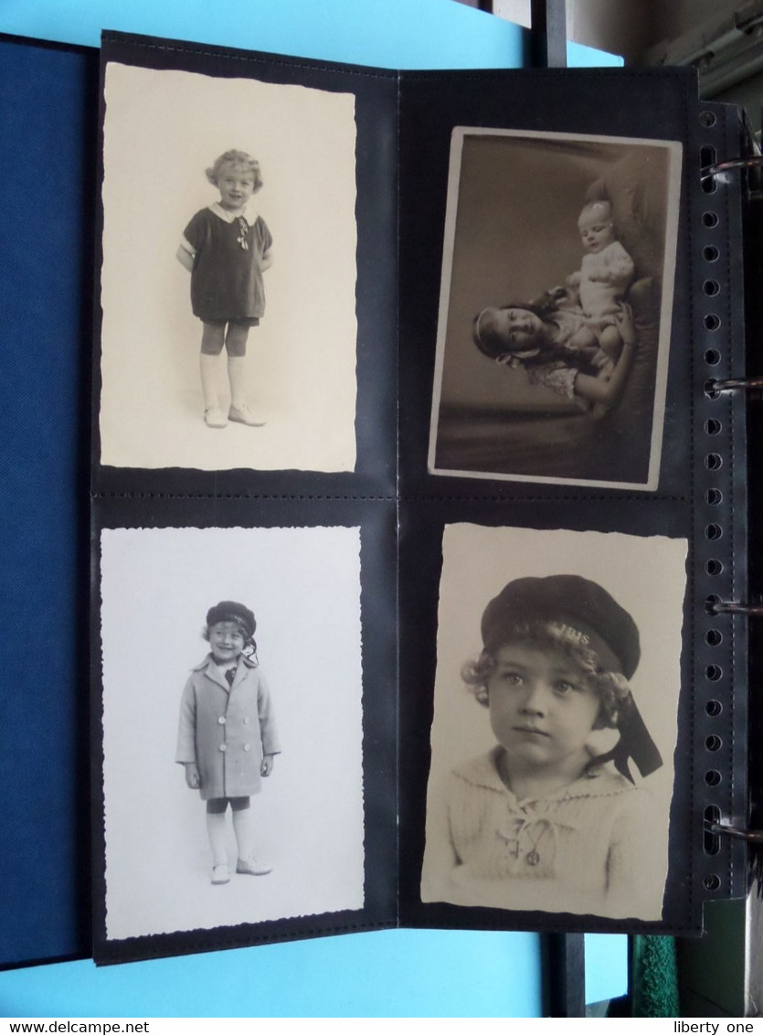 CHILDREN - des ENFANTS - KINDEREN - NINOS - BAMBINI / 1 LOT van 176 foto's ( zie scans ) Carte Photo !