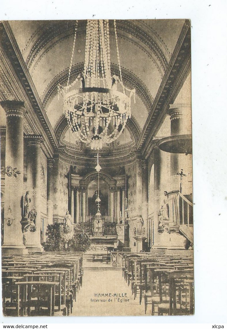 Hamme Mille ( Beauvechain ) Intérieur De L'Eglise - Beauvechain