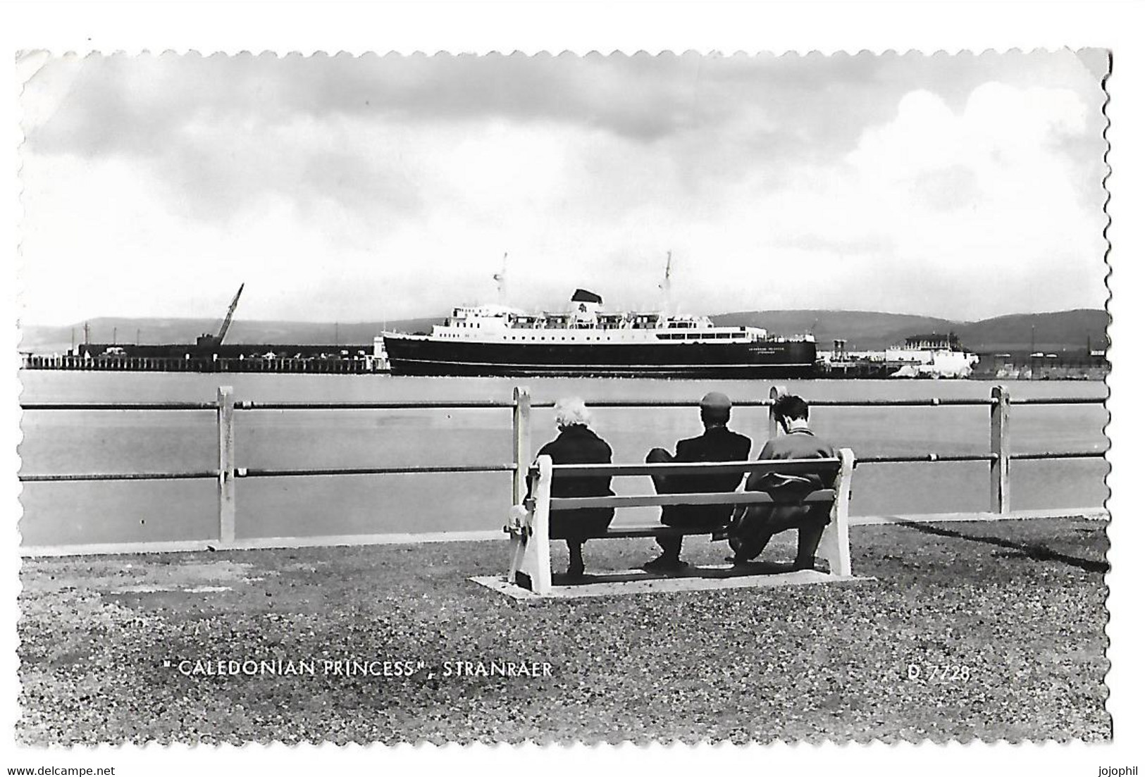 Stranraer - Caledonian Princess  - Paquebot Navire - Circulé 1962 - Dumfriesshire