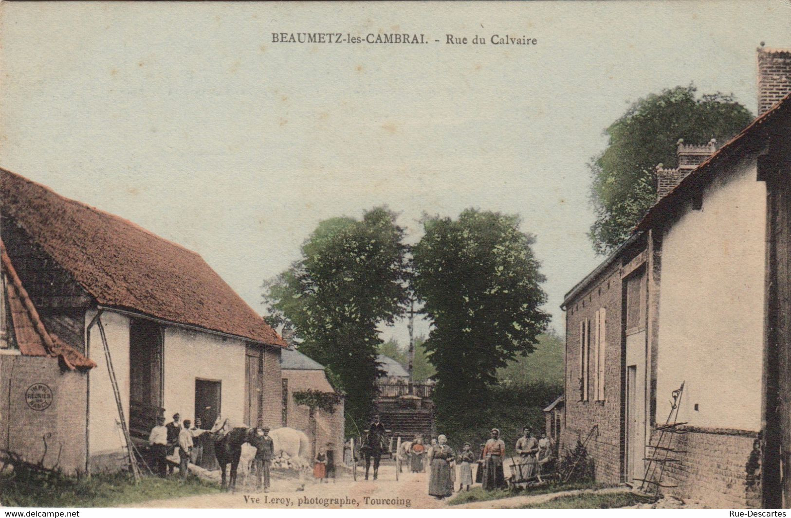 Beaumetz-Les-Cambrai - Rue Du Calvaire - Otros & Sin Clasificación