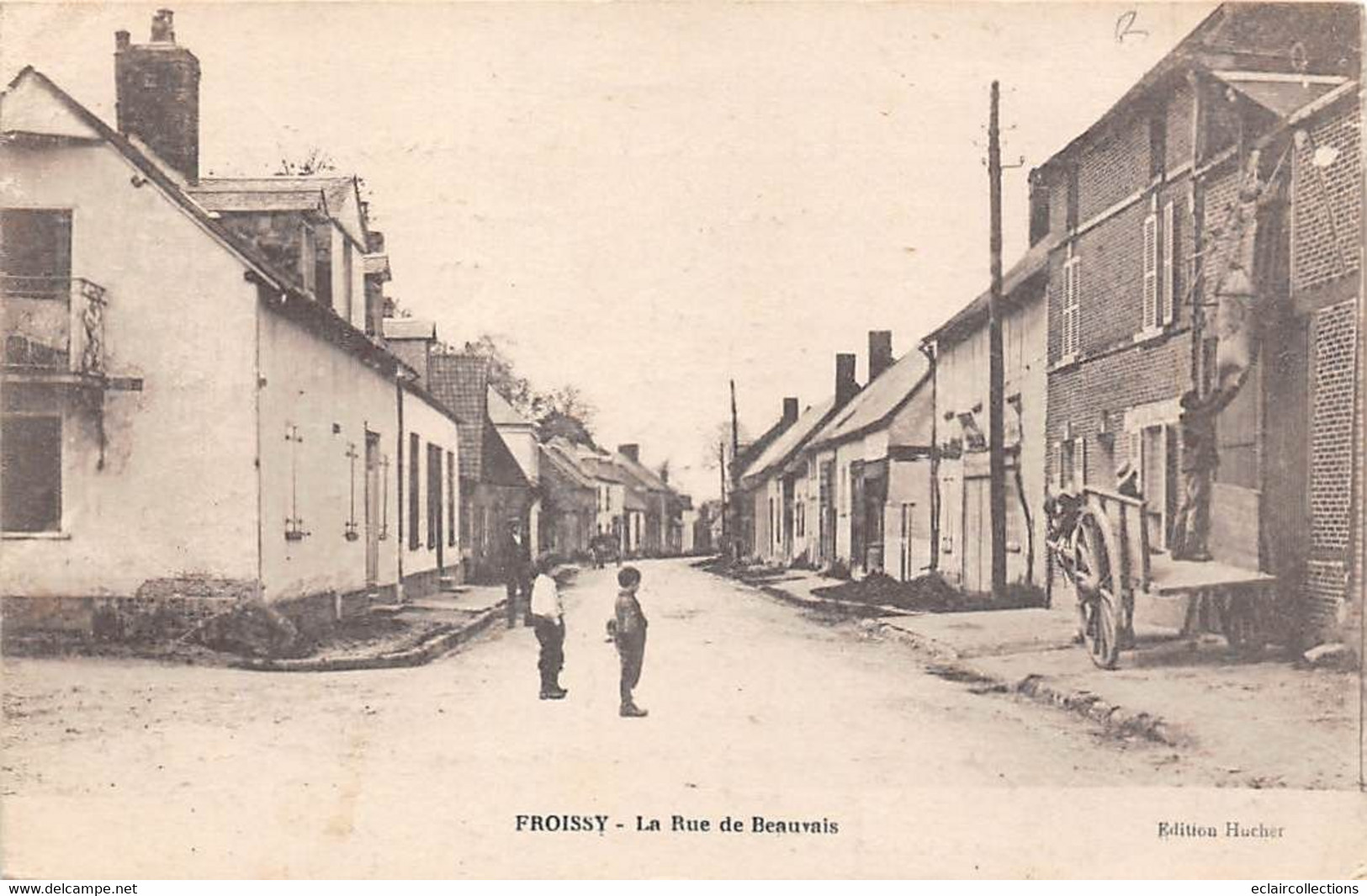 Froissy         60          La Rue De Beauvais   -  2  -      (voir Scan) - Froissy