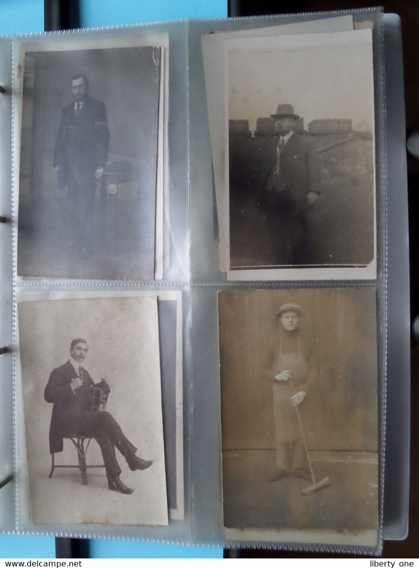 MAN - HOMME - MÄNNER - HOMBRE - UOMO / 1 LOT Van 124 Foto's ( Zie Scans ) Carte Photo ! - Albumes & Colecciones