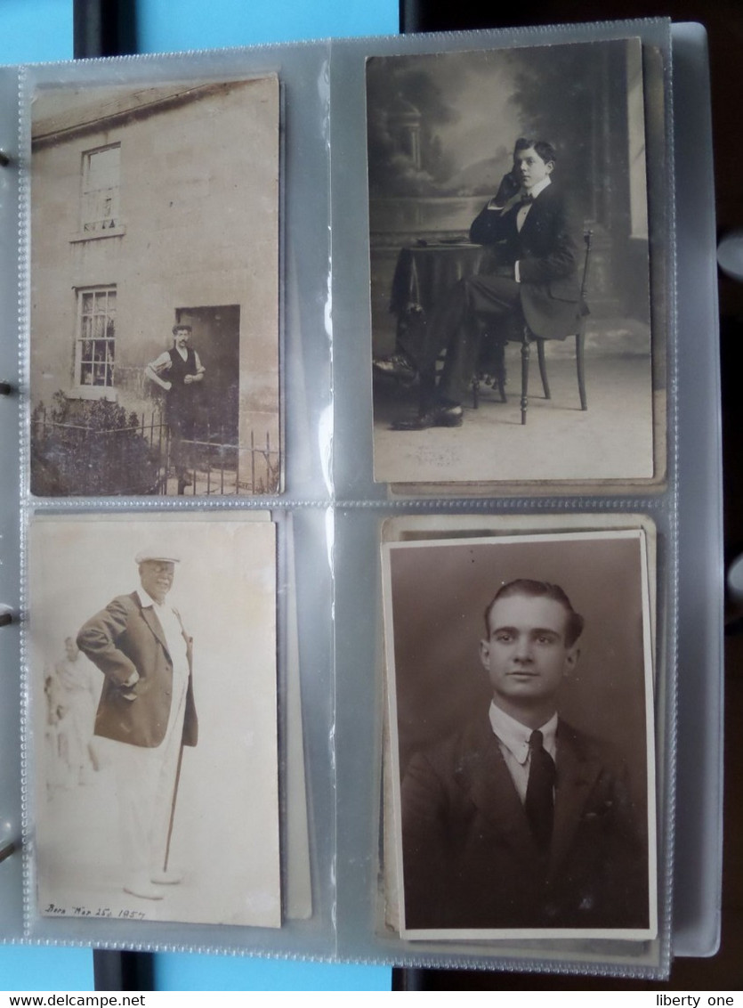 MAN - HOMME - MÄNNER - HOMBRE - UOMO / 1 LOT Van 124 Foto's ( Zie Scans ) Carte Photo ! - Albumes & Colecciones