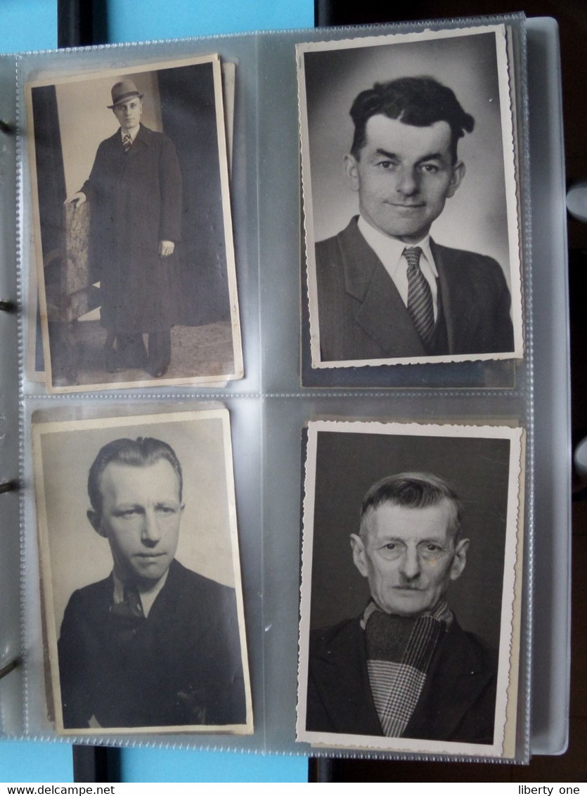 MAN - HOMME - MÄNNER - HOMBRE - UOMO / 1 LOT van 124 foto's ( zie scans ) Carte Photo !