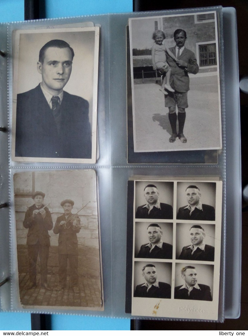 MAN - HOMME - MÄNNER - HOMBRE - UOMO / 1 LOT van 124 foto's ( zie scans ) Carte Photo !