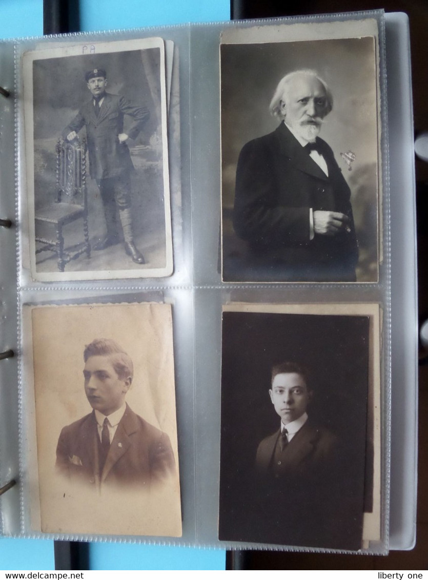 MAN - HOMME - MÄNNER - HOMBRE - UOMO / 1 LOT van 124 foto's ( zie scans ) Carte Photo !