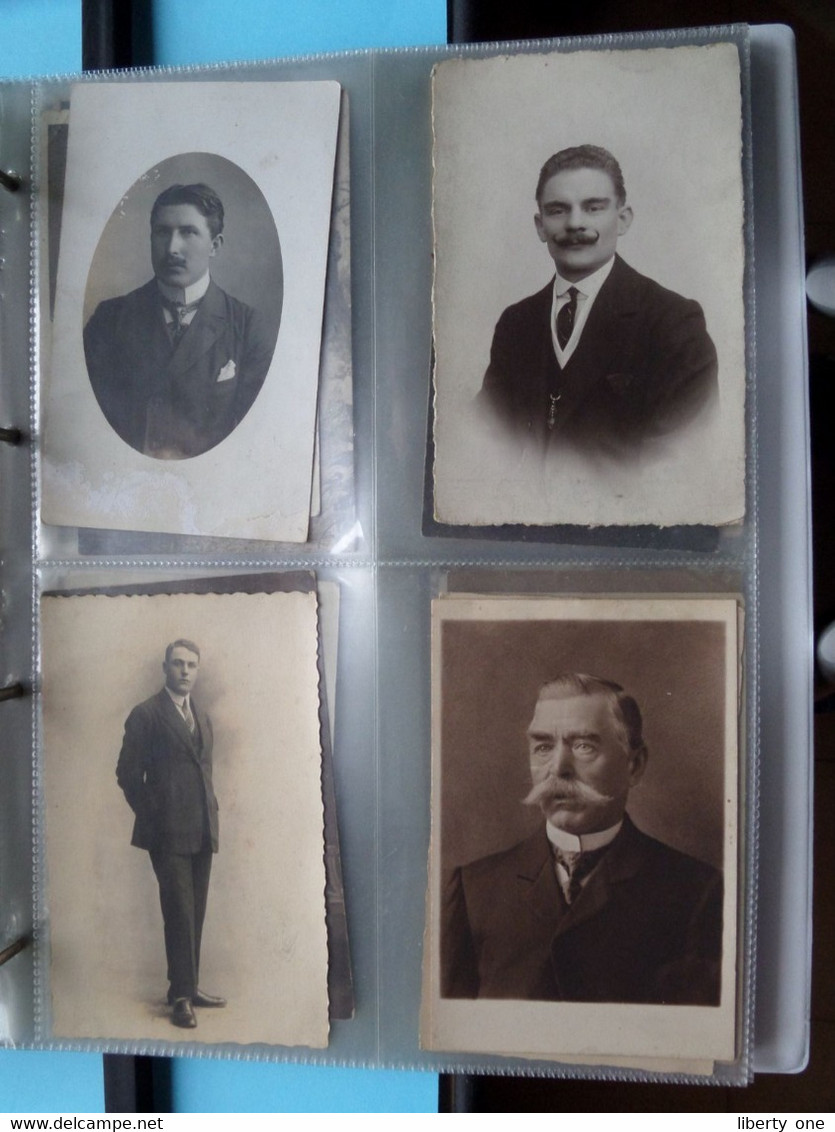 MAN - HOMME - MÄNNER - HOMBRE - UOMO / 1 LOT van 124 foto's ( zie scans ) Carte Photo !