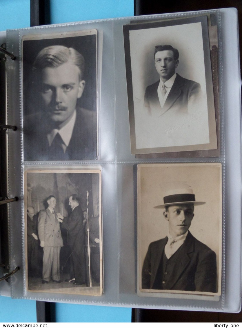 MAN - HOMME - MÄNNER - HOMBRE - UOMO / 1 LOT van 124 foto's ( zie scans ) Carte Photo !