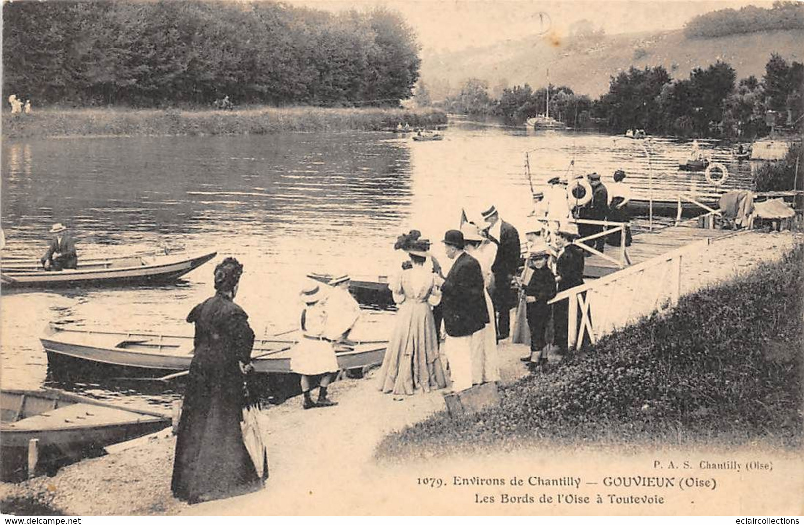 Gouvieux          60         Les Bords De L'Oise à Toutevoie   - 1  -       (voir Scan) - Gouvieux