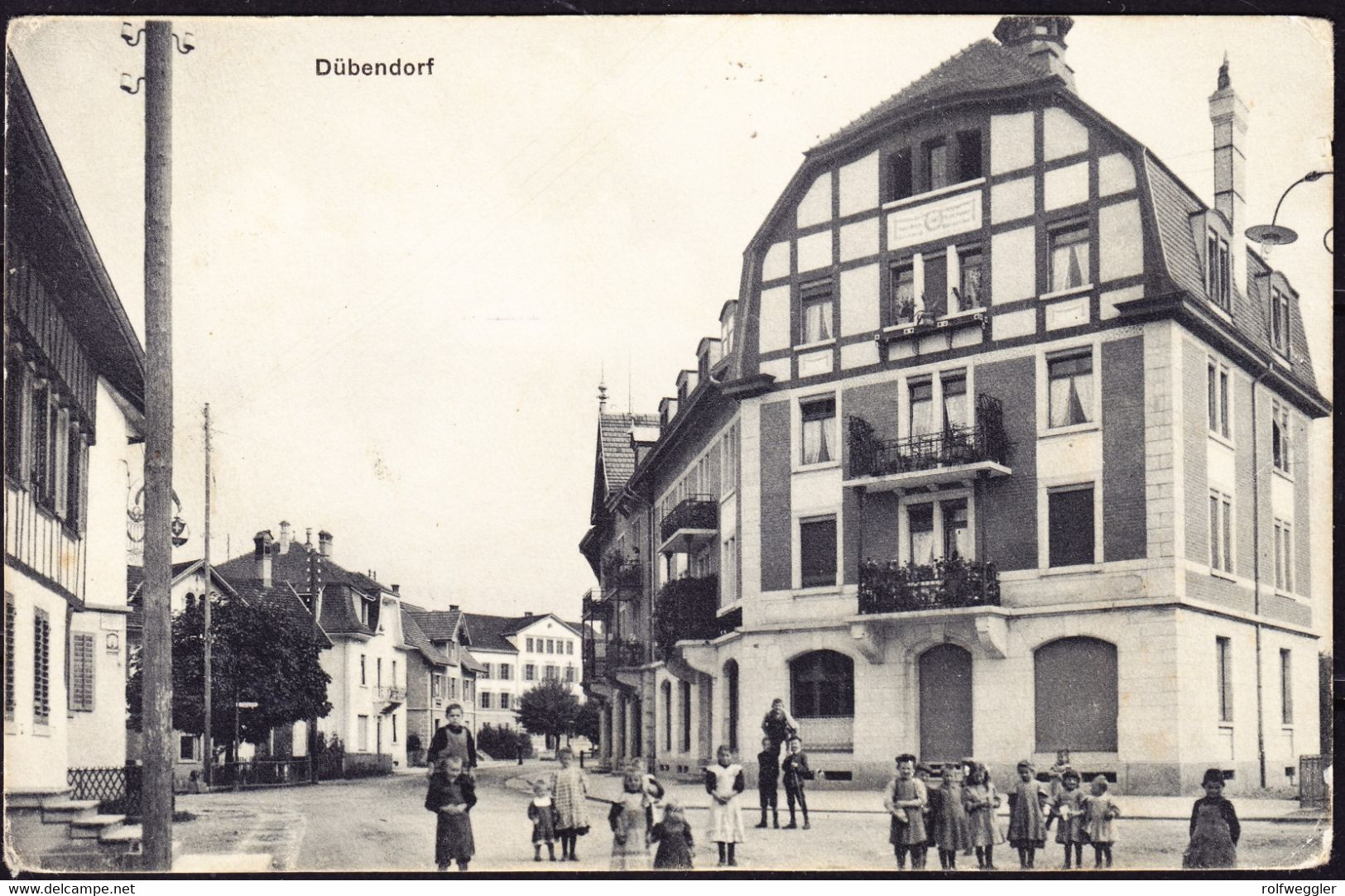 Um 1915 Mit Feldpost Gelaufene AK Aus Dübendorf. Ecken Leicht Bestossen. Stempel Flieger Abt. - Dübendorf