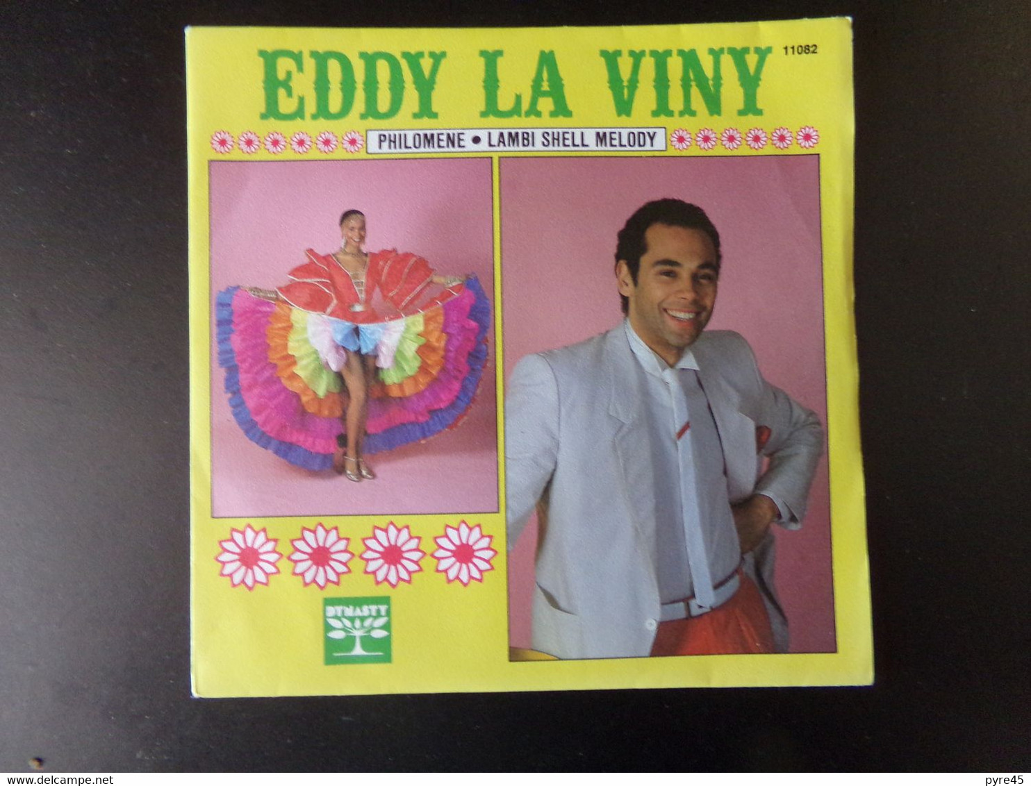 45 T Eddy La Viny " Philomène + Lambi Shell Melody " - World Music