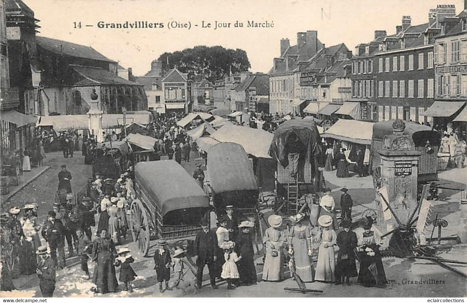 Grandvilliers        60         Jour De Marché   - 1  -       (voir Scan) - Grandvilliers