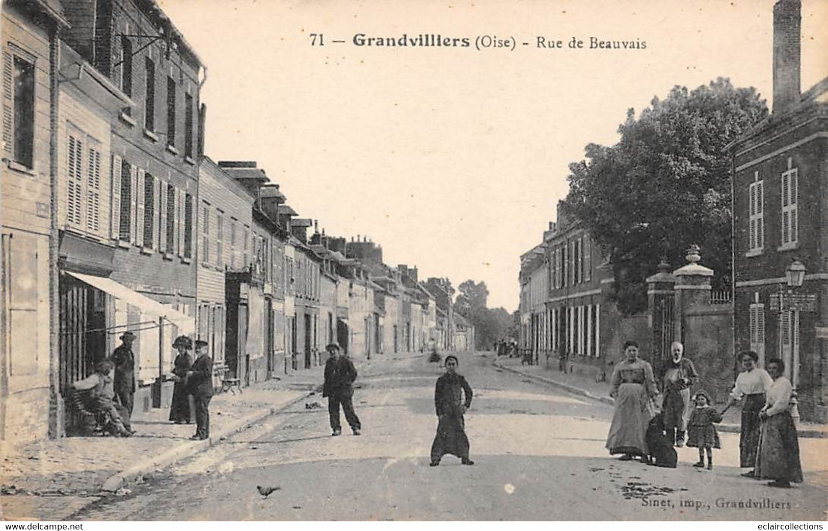 Grandvilliers        60         Rue De Beauvais      (voir Scan) - Grandvilliers