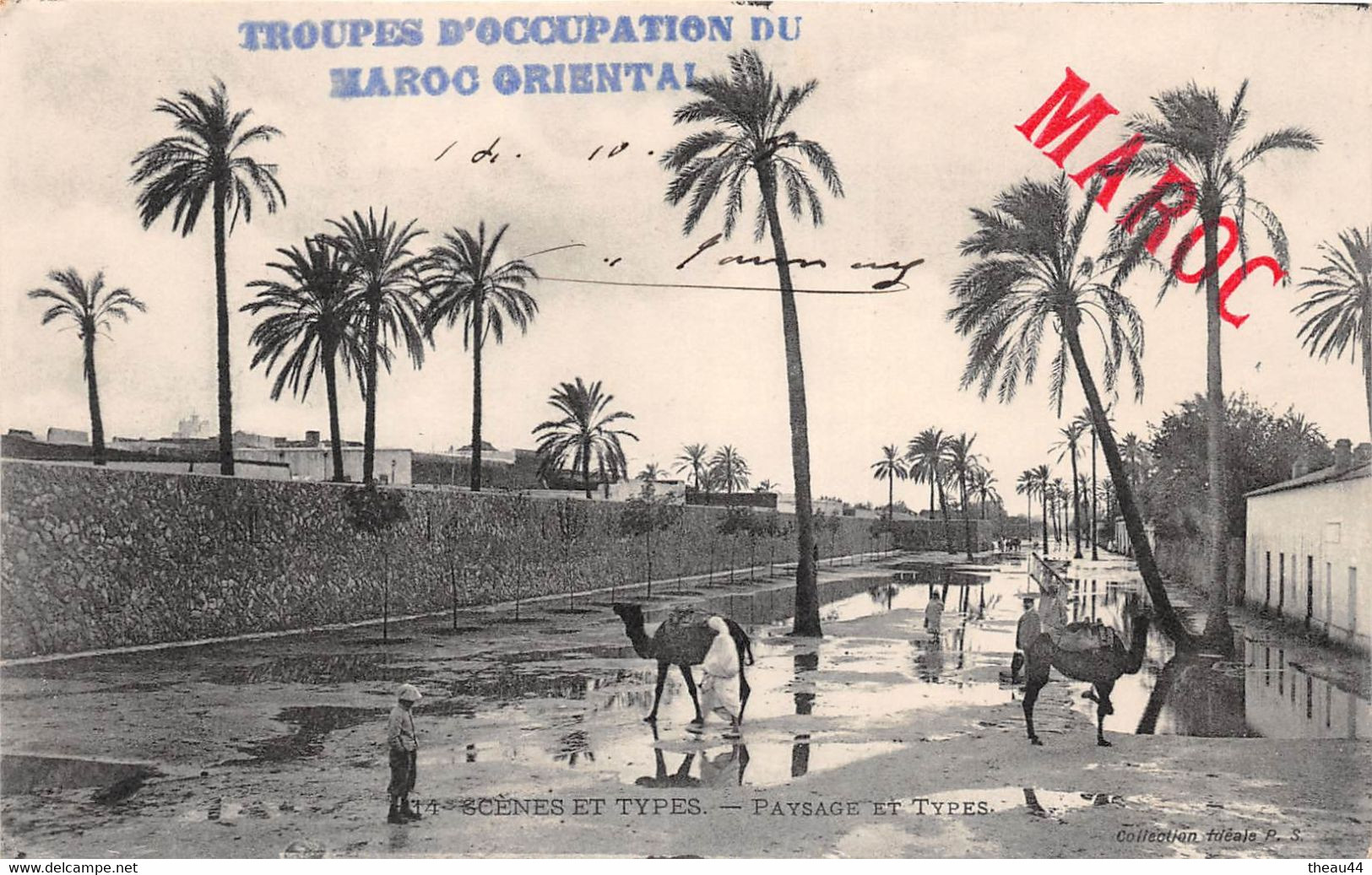 ¤¤  -  MAROC  -  Scènes Et Types  -  Paysage   -  Tampon D'Occupation Du Maroc Oriental   -  ¤¤ - Other & Unclassified