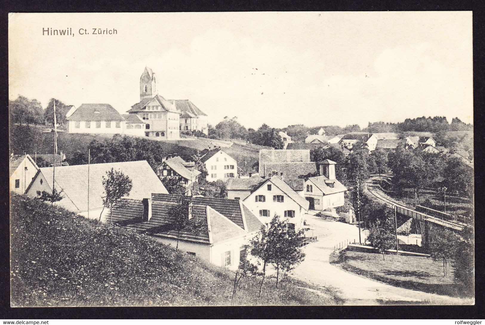 Um 1920 Ungelaufene AK Aus Hinwil. Fotograph Sattler. - Hinwil