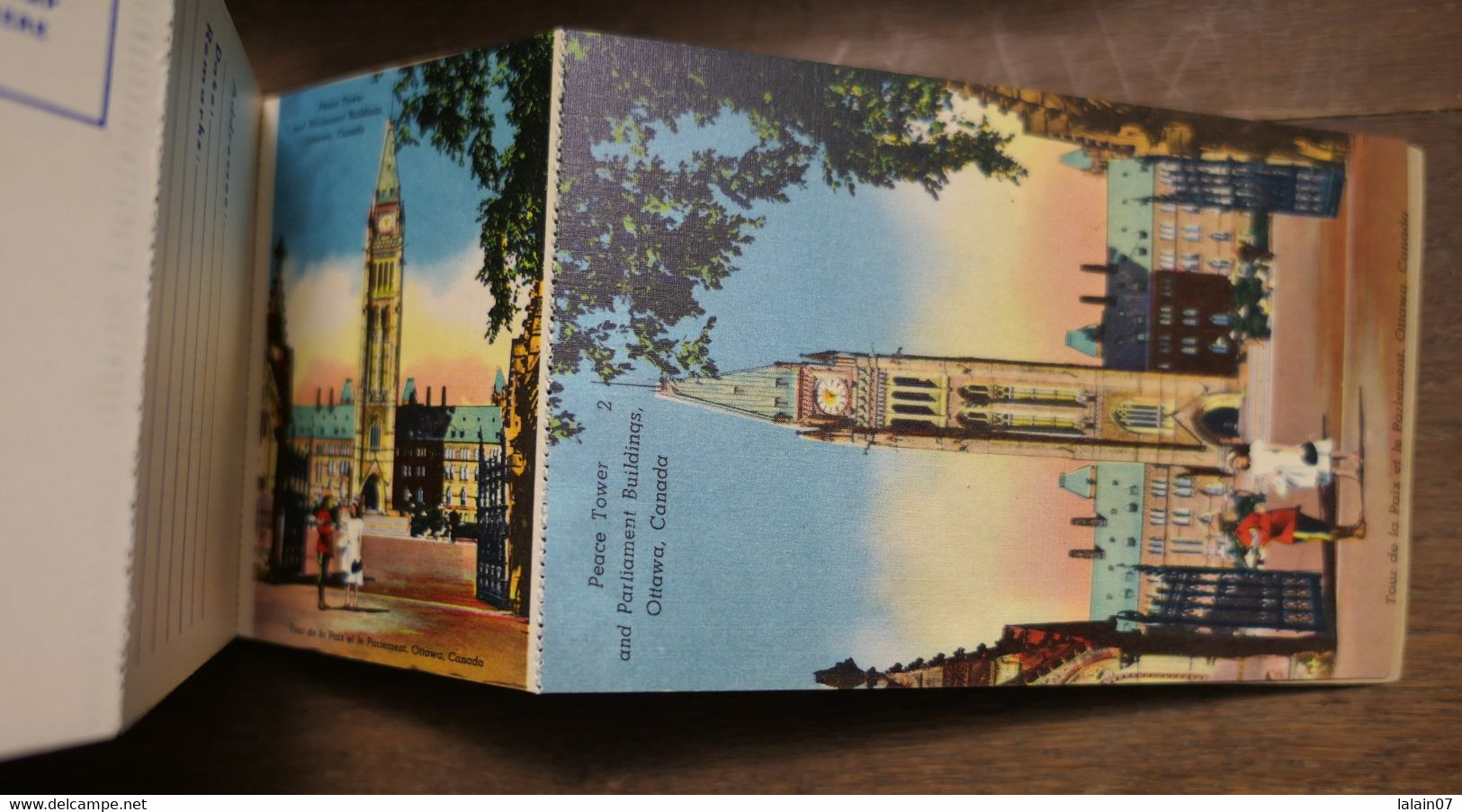 Carnet Complet De 10 Cartes Postales Anciennes + Miniature View Album, En Couleur - Ottawa