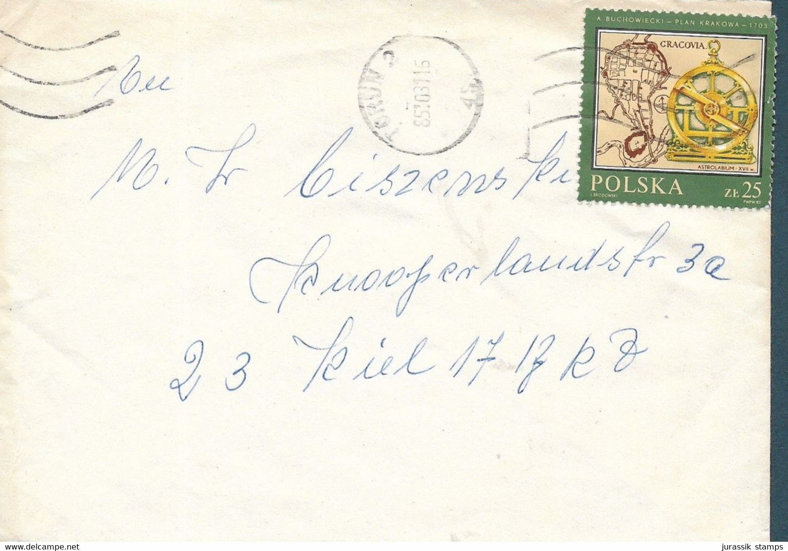 POLAND - NICE   COVER TO DDR GERMANY -  1078 - Otros & Sin Clasificación