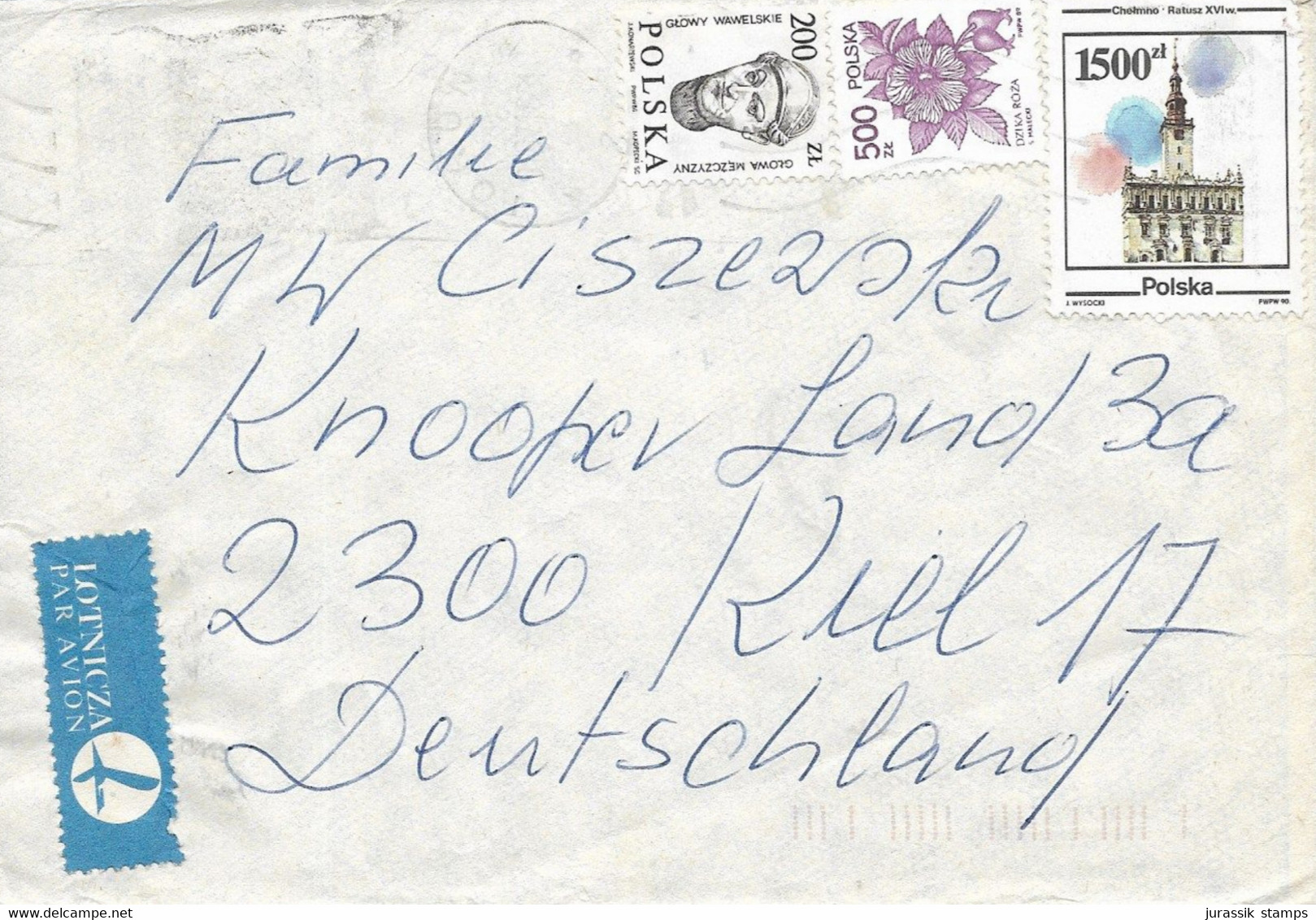 POLAND - NICE  Multi Stamp  COVER TO DDR GERMANY -  1081 - Altri & Non Classificati