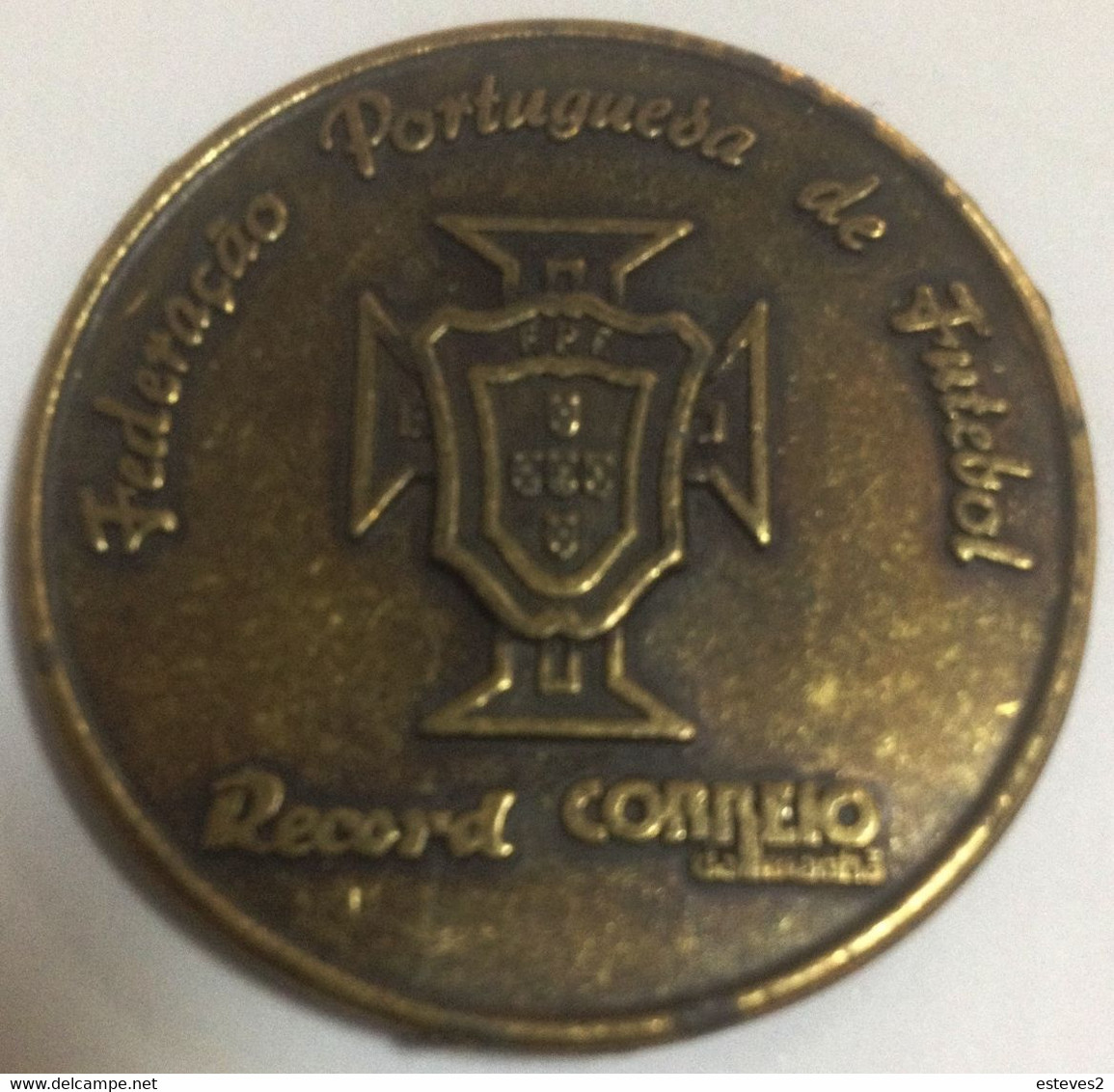 Portuguese Soccer Team, World Championship 2002 , Medal , 3,5 Cm , Paulo Bento - Autres & Non Classés