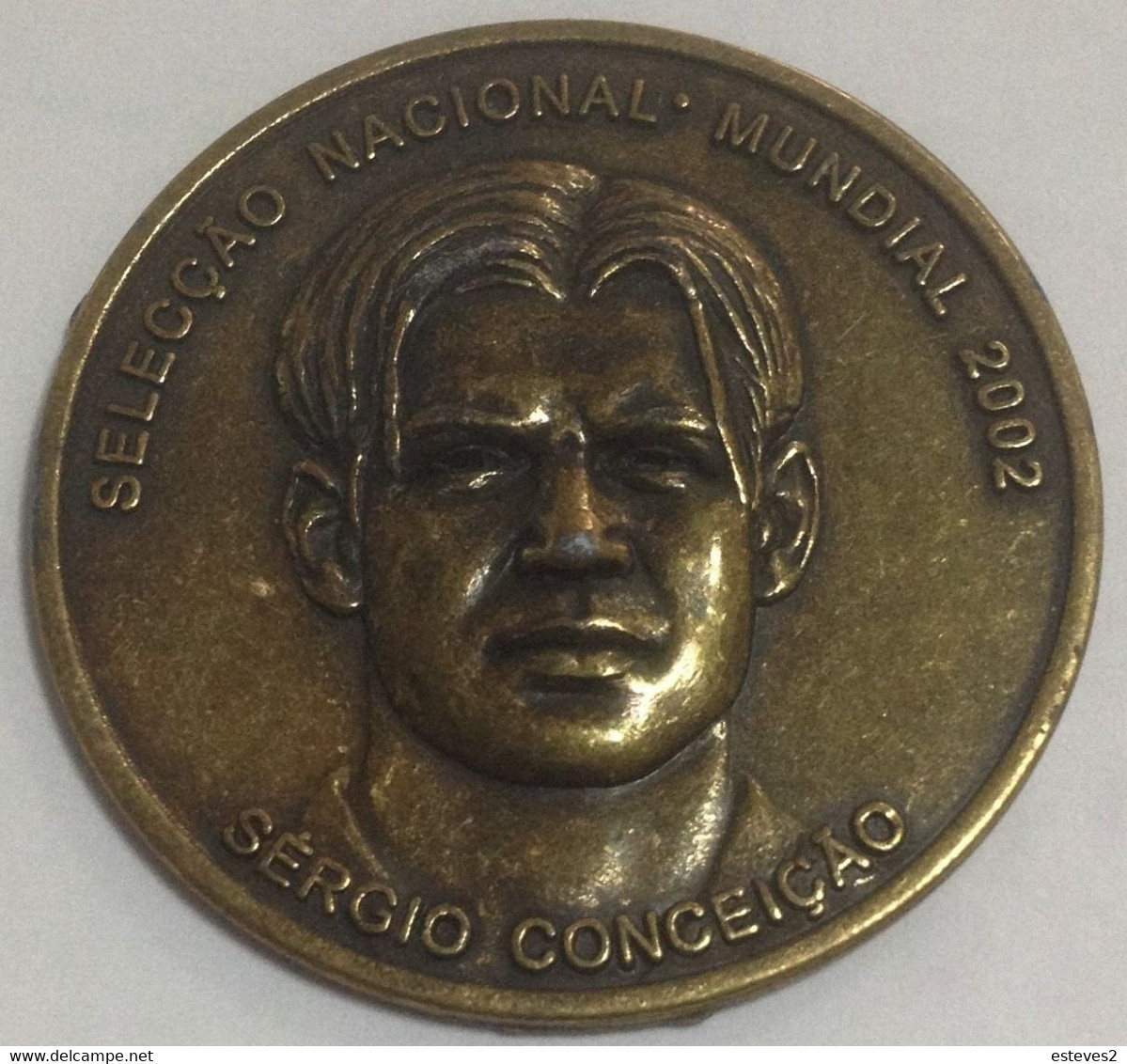 Portuguese Soccer Team, World Championship 2002 , Medal , 3,5 Cm , Sérgio Conceição - Otros & Sin Clasificación
