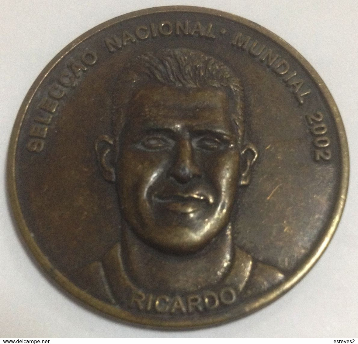 Portuguese Soccer Team, World Championship 2002 , Medal , 3,5 Cm , Ricardo - Otros & Sin Clasificación