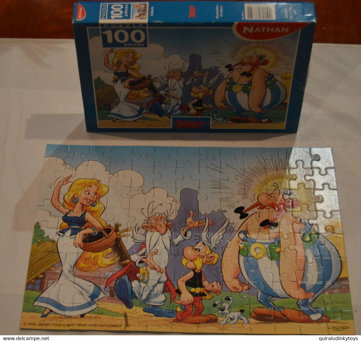 ASTERIX  Puzzle NATHAN 100 Piéces "FALBALA" Complet Et En Bon état Voir Photo - Puzzles