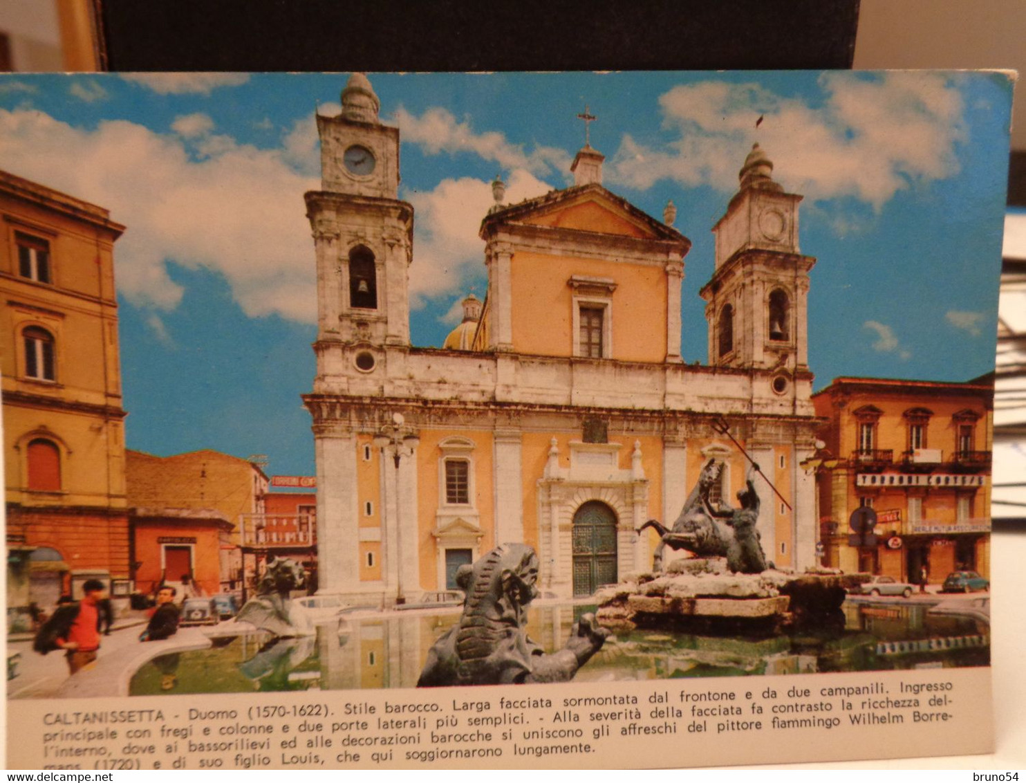 Cartolina Caltanissetta Duomo - Caltanissetta