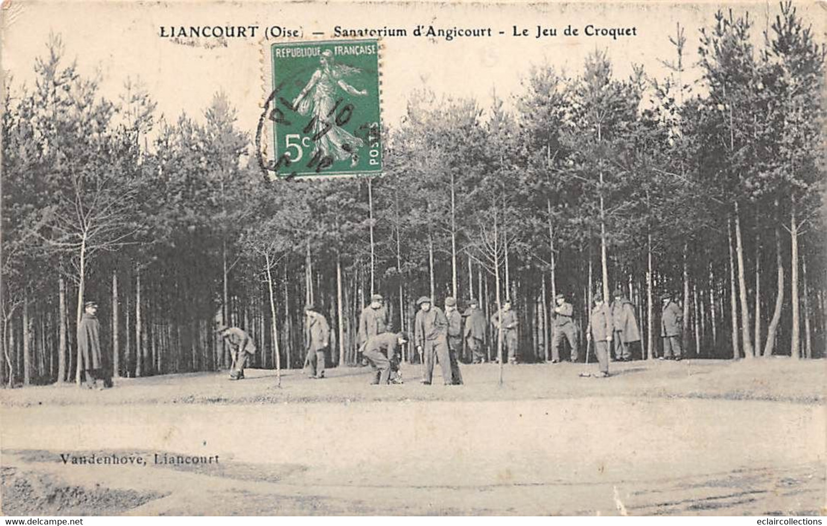 Liancourt         60        Sanatorium. Le Jeu De Croquet        (voir Scan) - Liancourt