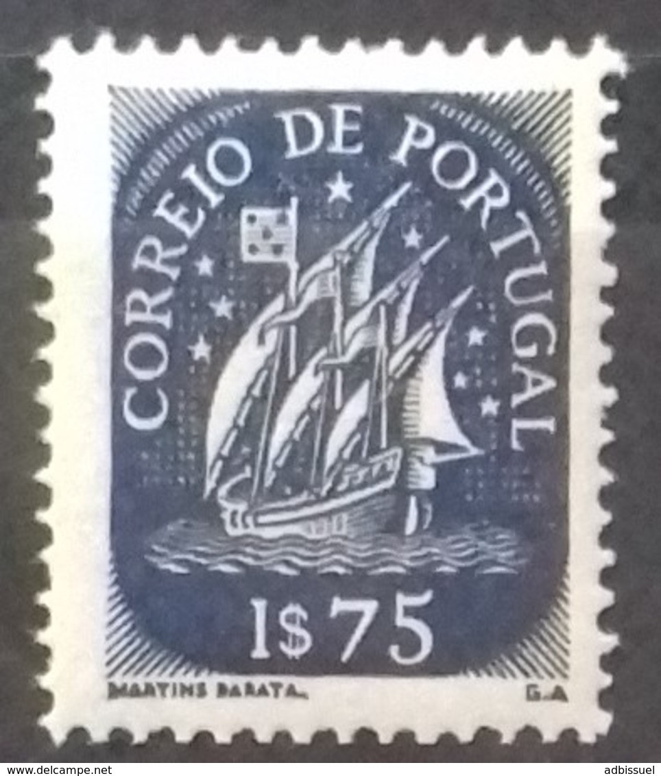 PORTUGAL N° 636 COTE 65 € NEUF ** MNH 1s Ardoise En 1941 - Nuevos