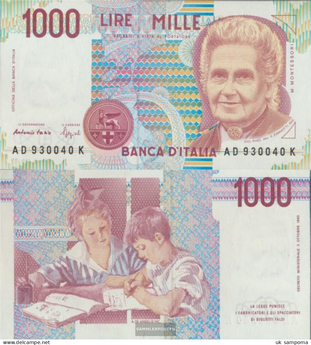 Italy Pick-number: 114b Uncirculated 1990 1.000 Lire - Otros & Sin Clasificación