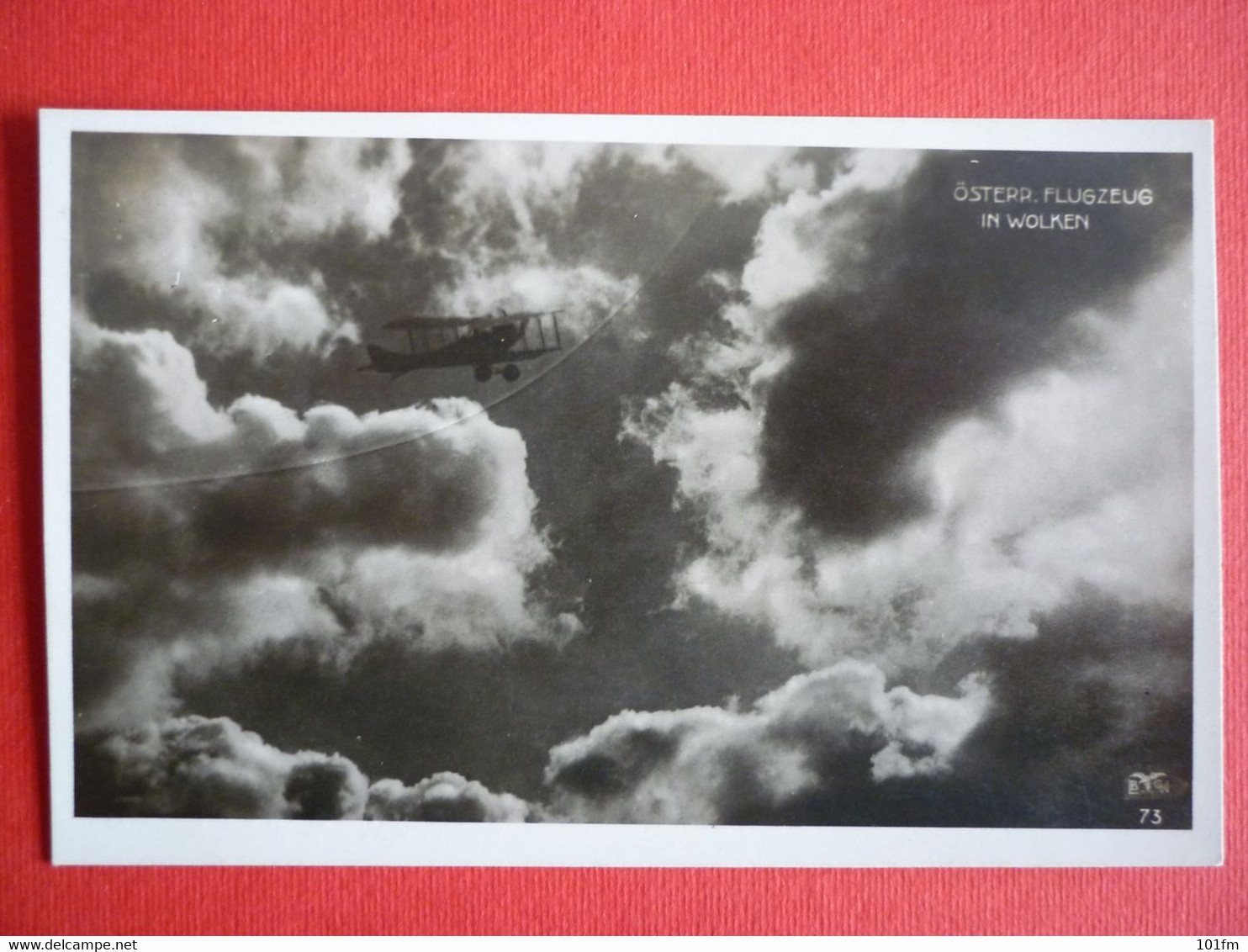 OESTERREICHISCHE FLUGZEUG , FLUG POSTKARTE - 1919-1938