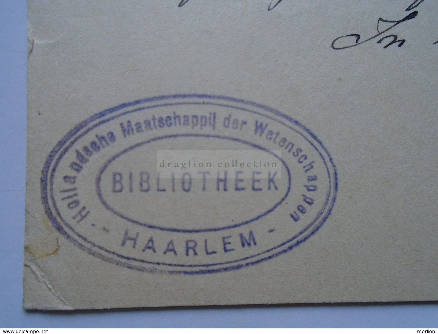 D175802 Briefkaart Opdruk Twaalf En Een Halve Cent 1925 Bibliotheek HAARLEM   K. H. Rechinger, Naturhistorisches M. Wien - Sonstige & Ohne Zuordnung