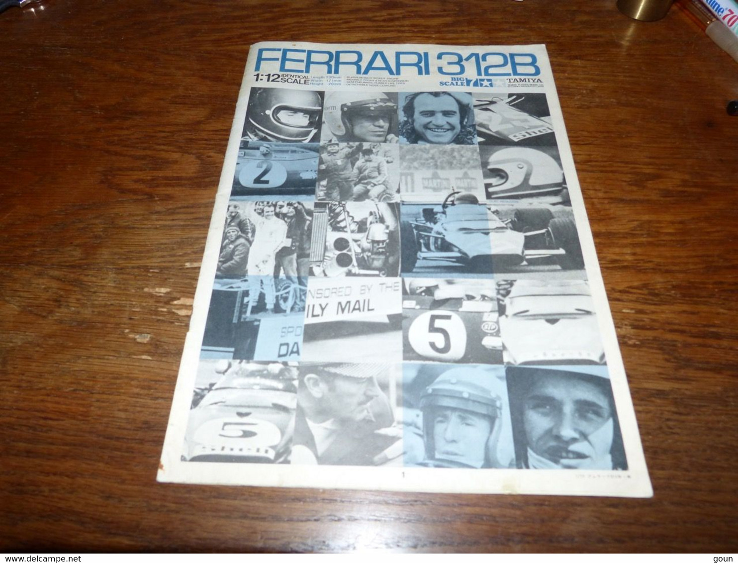 Manuel Tamiya Montage Modélisme Ferrari 312B  1:12 Th. Scale 16 Pages - Andere & Zonder Classificatie