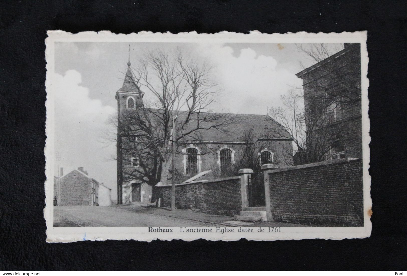 ROTHEUX Ancienne église Datée De 1761 BELGIUM Church  Edit. Prosper Antoine Coiffeur Négociant Rotheux Rimière - Neupre